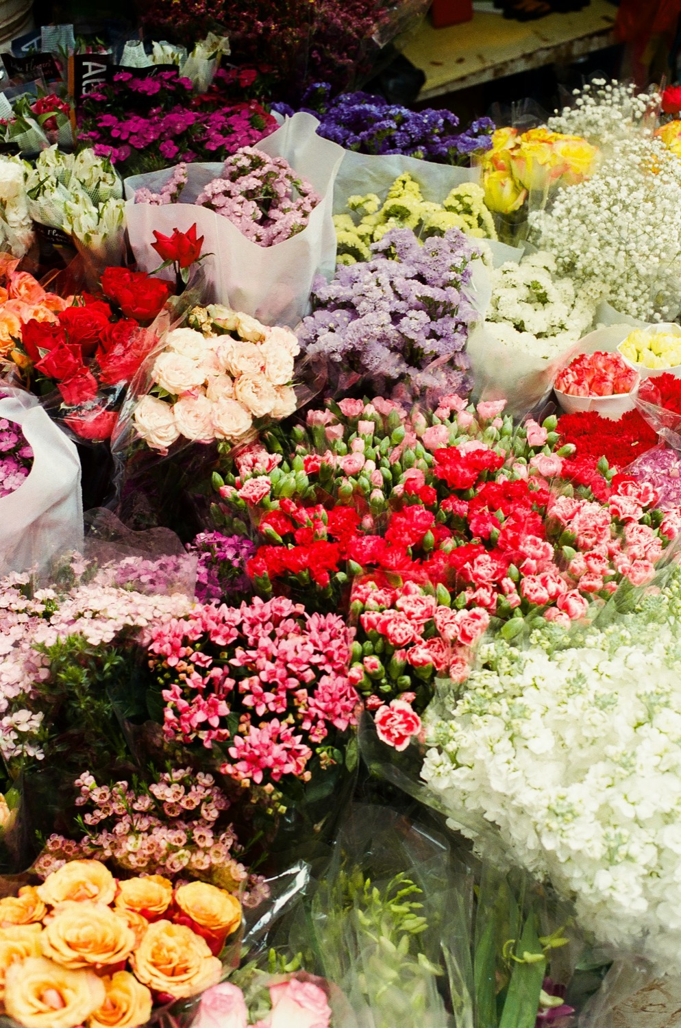 Bouquets prêts à la vente